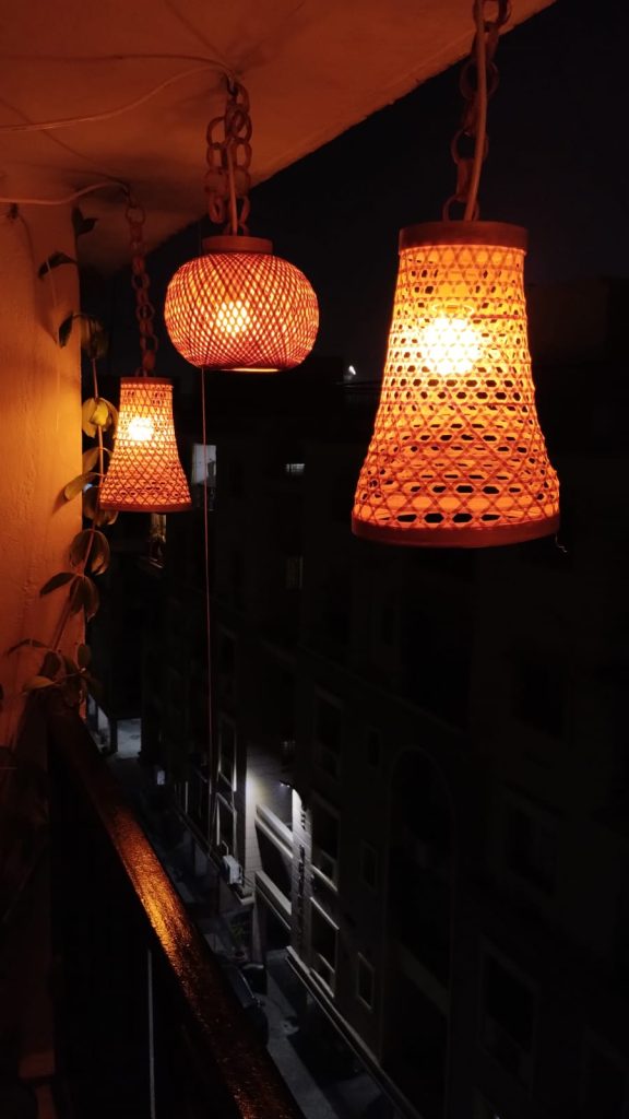 handmade bamboo lamp shades