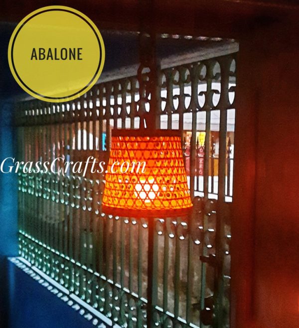 hanging lamp shade made of bamboo for Diwali home decor