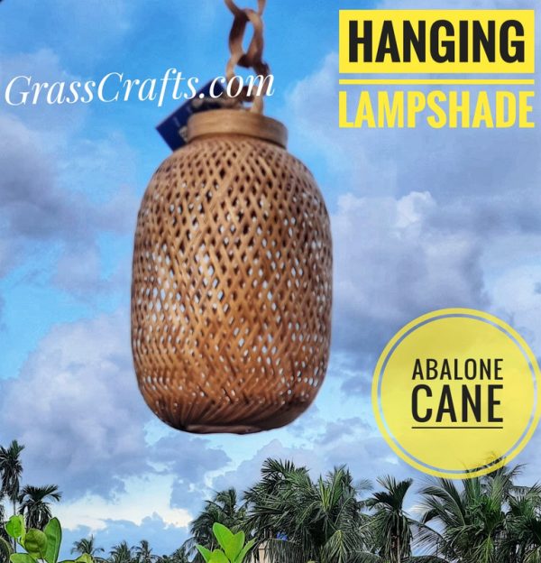 hanging lamp shade made of bamboo for Diwali home decor