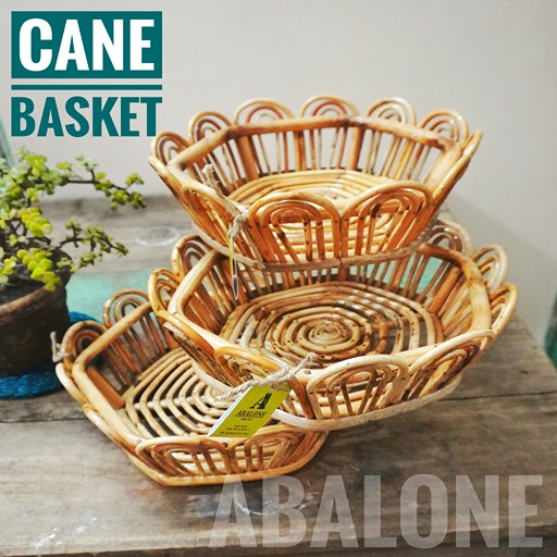 handmade hexagonal cane baskets for Diwali gifts