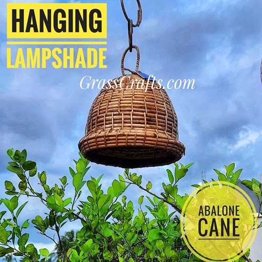 hanging cane lamp shade