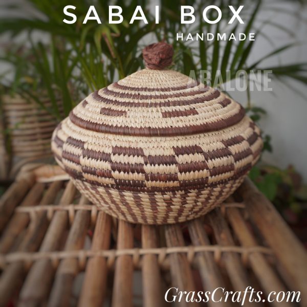 Natural Sabai Grass diwali gift Box with a lid
